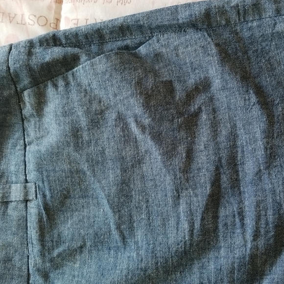 Merona Blue Chambray Style Shorts Size 16